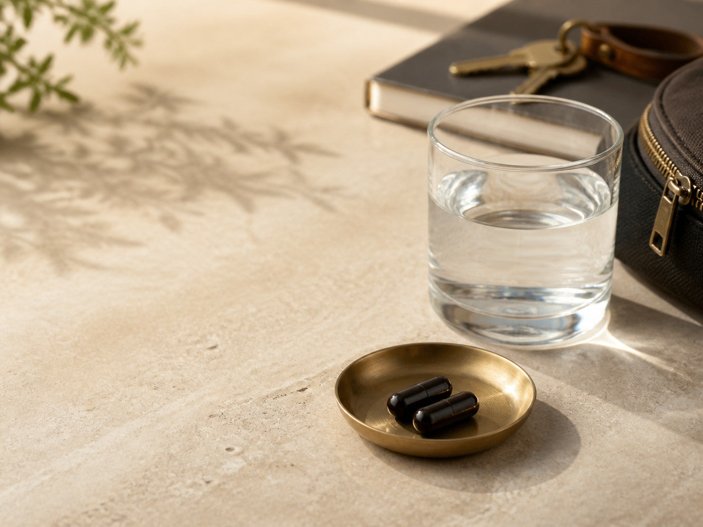 Essencraft Shilajit Capsules in a portable daily routine