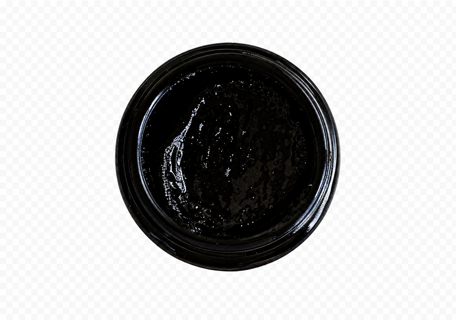 Open Essencraft Shilajit Resin jar viewed from above